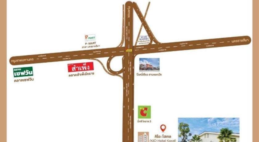 Kio Hotel Korat ناخون راتشاسيما المظهر الخارجي الصورة
